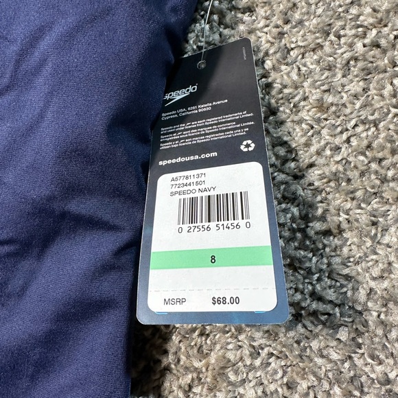 NWT Speedo One Piece Endurance Ultraback Swimsuit Size 8 - Picture 4 of 5